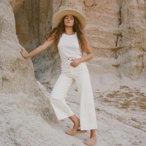 OZMA of California Wide Leg Jean Cone Bull Denim